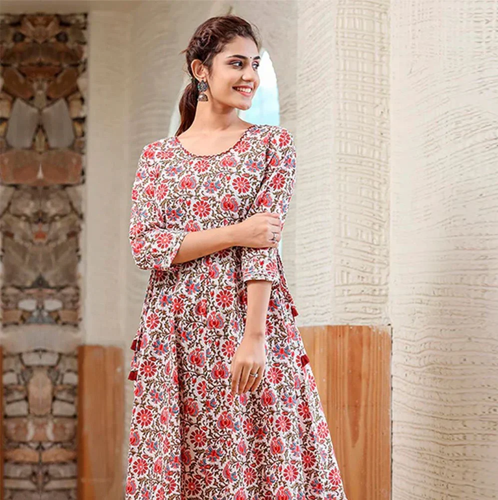 Home designer kurti cotton