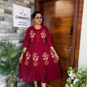 Hand Painted Frock #AM06