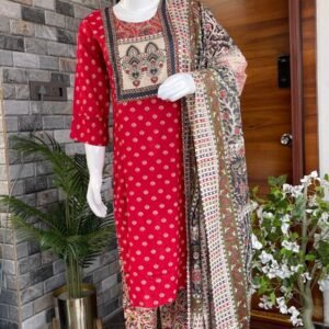 Srivali  dresses
Fabric- Rayon and cotton mix