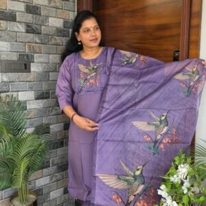 Vatican silk fabric 
With bead embroidery